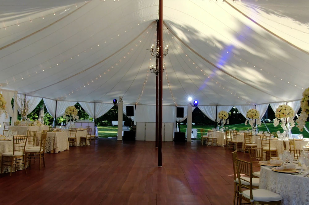 Sailcloth Tent Rental Dering Harbor